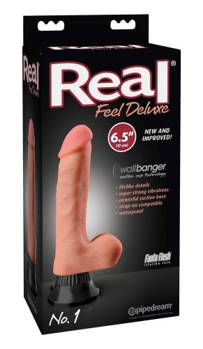 Pipedream Real Feel Deluxe No.7 élethű anyagú vibrátor (natúr)