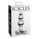 Pipedream Icicles No. 47 tripla gyöngyös üveg anál dildó