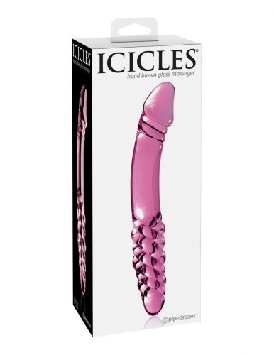 Pipedream Icicles No. 57 kétvégű üveg dildó