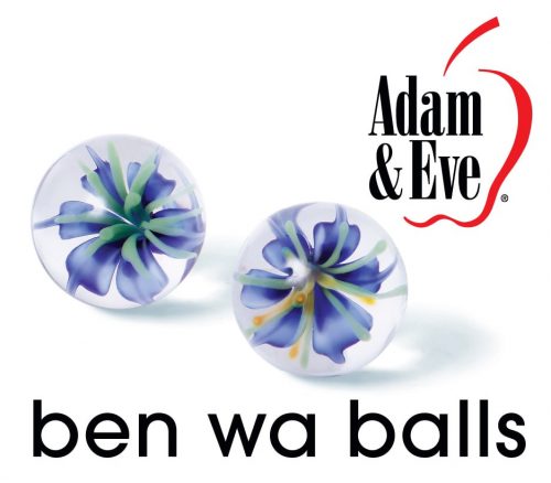 Adam & Eve Ben Wa üveg gésagolyók