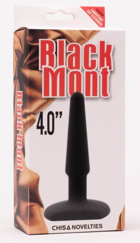 Chisa Novelties Black Mont szilikon plug 10 cm