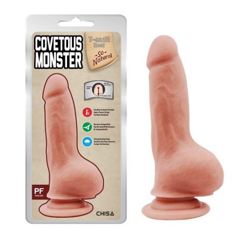 Chisa Covetous Monster dildó (20 cm, testszínű)