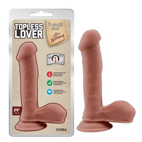 Chisa Topless Lover ingerlő dildó (19,2 cm, testszínű)