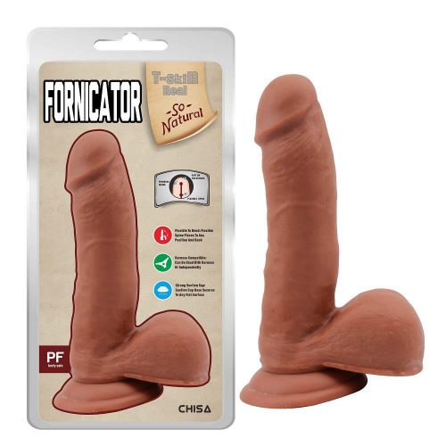 Chisa Fornicator ívelt dildó (19 cm, latin)