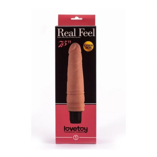 Lovetoy Real Feel Cyberskin élethű vibrátor 1. (19 cm)