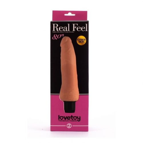 Lovetoy Real Feel Cyberskin élethű vibrátor 2. (20,5 cm)