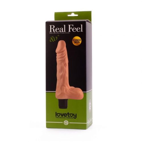 Lovetoy Real Feel Cyberskin élethű vibrátor 10. (20 cm)