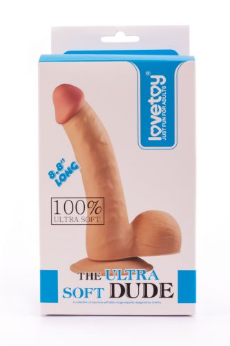 Lovetoy Ultra Soft Dude realisztikus puha anyagú dildó