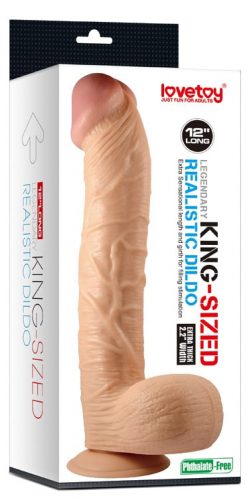 Lovetoy Legendary King-Sized extra nagy dildó (31 cm)