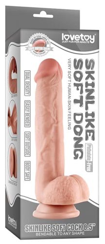 Lovetoy Skinlike élethű tapadókorongos dildó (25 cm)