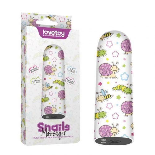 Lovetoy Snails csigamintás csiklóizgató vibrátor