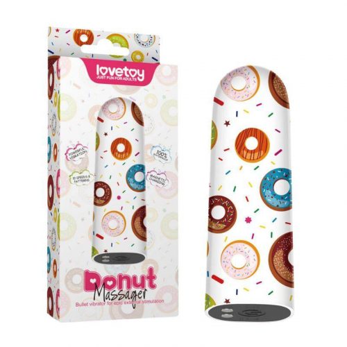 Lovetoy Donut fánkmintás csiklóizgató vibrátor