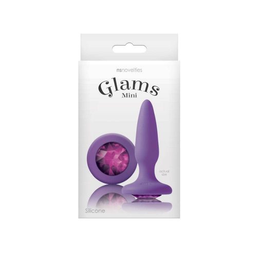 NS Novelties Glams mini plug lila 8cm