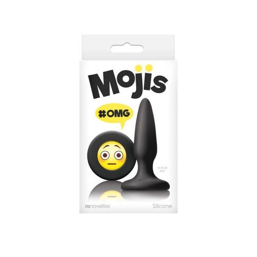 NS Novelties Mojis #OMG szilikon anál plug fekete