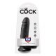 Pipedream King Cock herés dildó (19 cm, fekete)