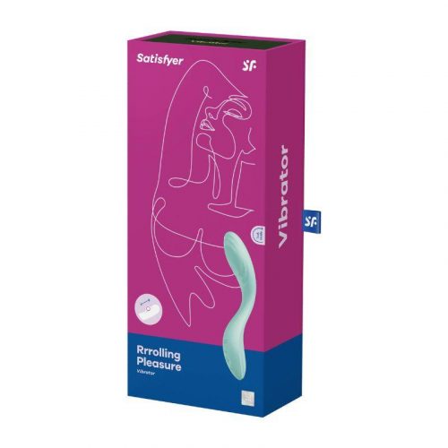 Satisfyer Rrrolling Pleasure g-pont vibrátor (mentazöld)