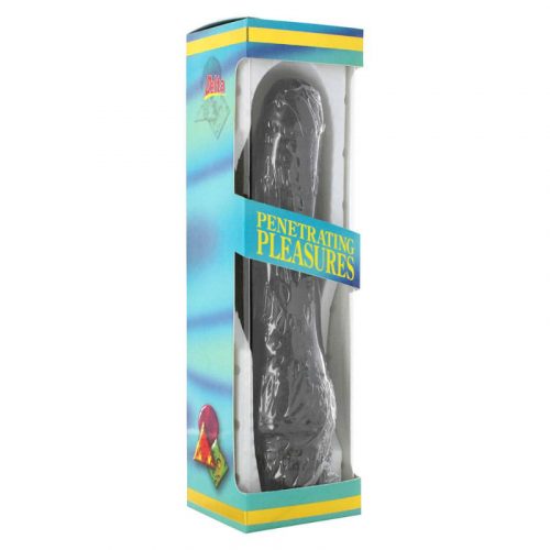 Seven Creations Penetrating Pleasures P-Shape fekete vibrátor