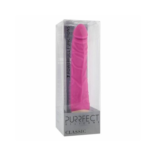 Dream Toys Purrfect Silicone 7 funkciós szilikon vibrátor (pink)