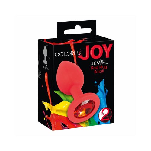 You2Toys Colorful JOY szilikon anál plug (piros)