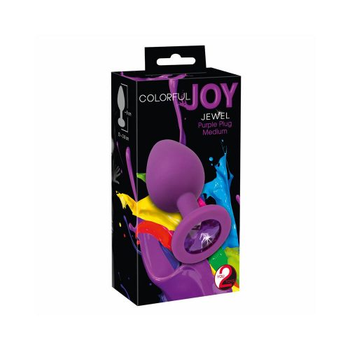 You2Toys Colorful JOY szilikon anál plug (lila)